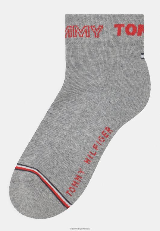 البحرية / الأحمر Tommy Hilfiger جوارب رياضية للأطفال من الجنسين مكونة من 4 قطع 446447112