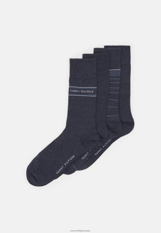 مزيج الرمادي Tommy Hilfiger علبة هدايا للرجال مكونة من 4 جوارب 446447116