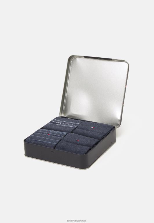 مزيج الرمادي Tommy Hilfiger علبة هدايا للرجال مكونة من 4 جوارب 446447116