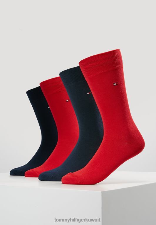 إبداعي Tommy Hilfiger جوارب رجالية كلاسيكية مكونة من 4 قطع 446448860