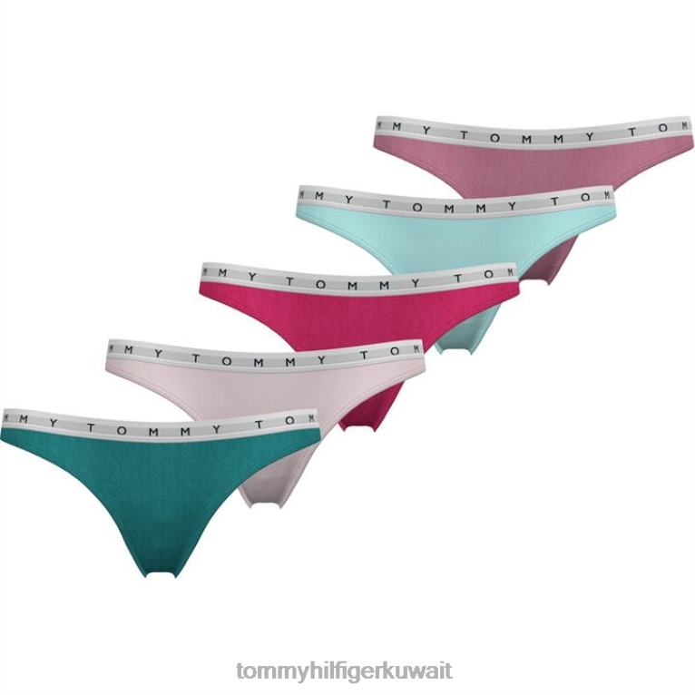 متعدد Tommy Hilfiger 5 قطع من سراويل ثونغ 4464420120