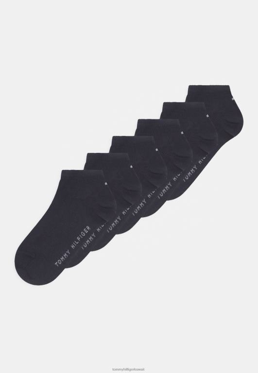 منتصف الليل الأزرق Tommy Hilfiger جوارب للأطفال للجنسين مكونة من 6 قطع 446446912