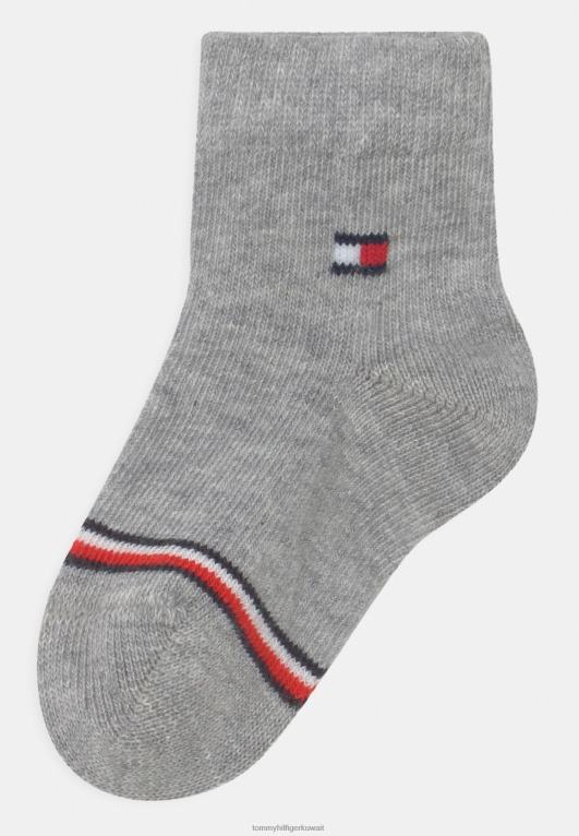 مزيج الرمادي Tommy Hilfiger جوارب للأطفال للجنسين مكونة من 6 قطع 446447063