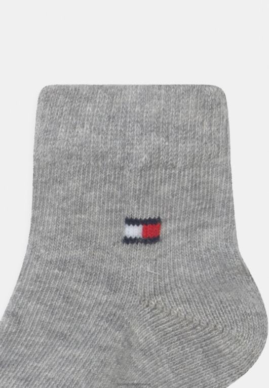 مزيج الرمادي Tommy Hilfiger جوارب للأطفال للجنسين مكونة من 6 قطع 446447063
