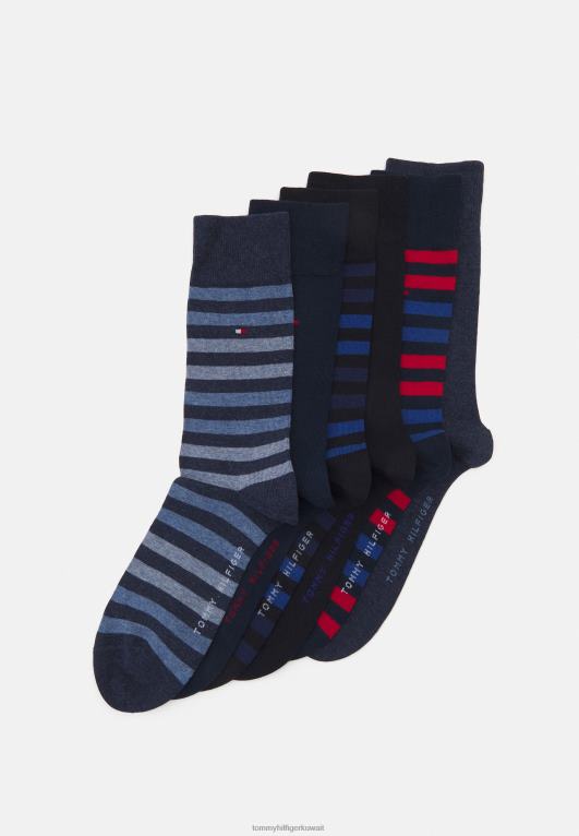 التحرير والسرد الأزرق Tommy Hilfiger 6 عبوات من الجوارب إيكوم 446447145