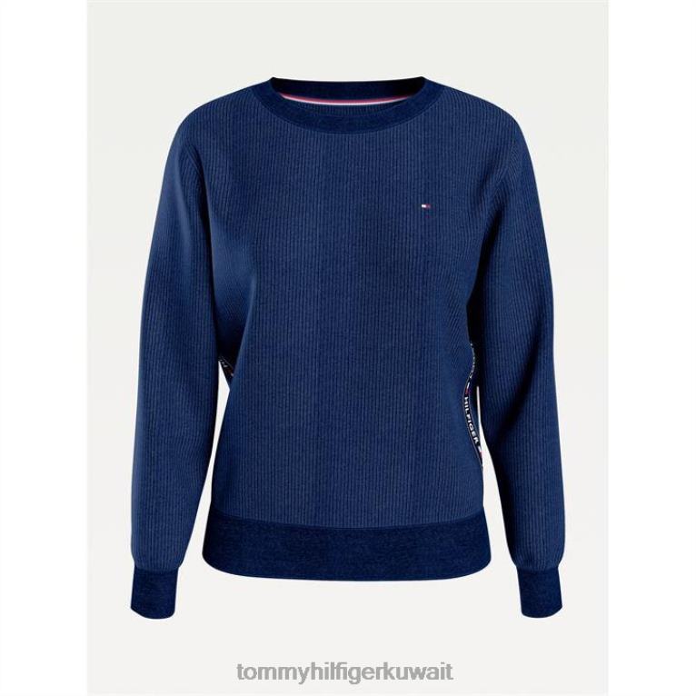 القوات البحرية Tommy Hilfiger 85 قميص من النوع الثقيل 4464420621