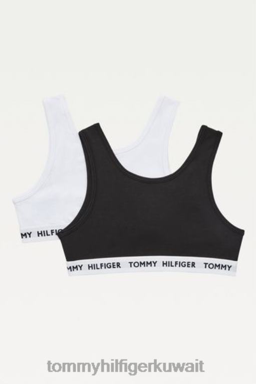 أبيض Tommy Hilfiger حمالة صدر قطن 85 قطعتين 446443272