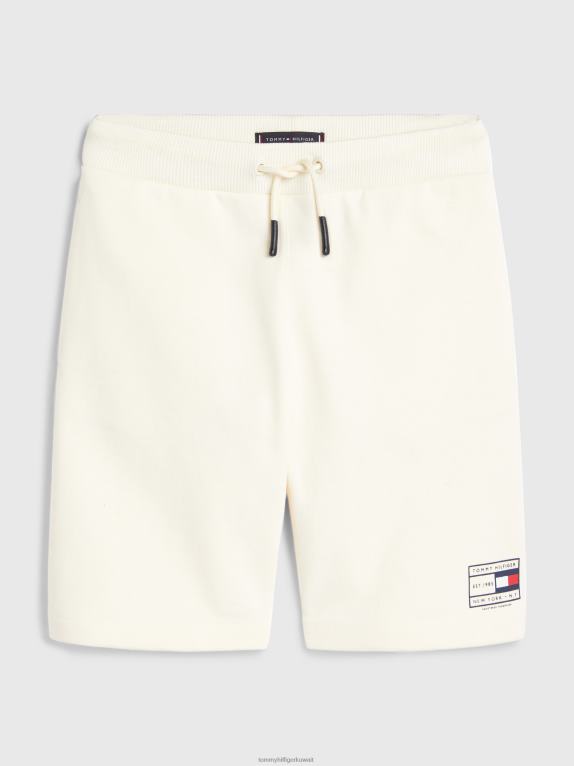 الأبيض القديم Tommy Hilfiger الأولاد 8-16 شورت العرق صبغ الأرض الطبيعية 44644136