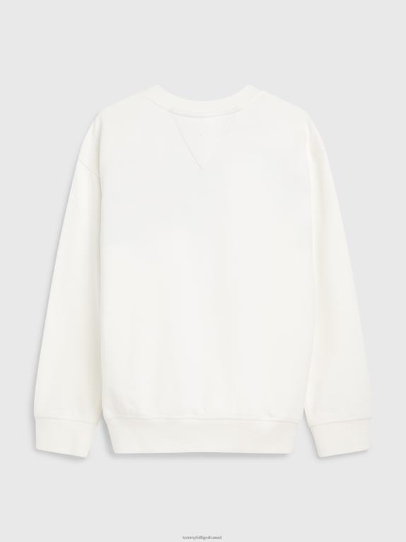 بيج فاتح Tommy Hilfiger الأولاد 8-16 أيقونات شعار البلوز 44644245