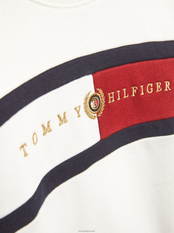 بيج فاتح Tommy Hilfiger الأولاد 8-16 أيقونات شعار البلوز 44644245