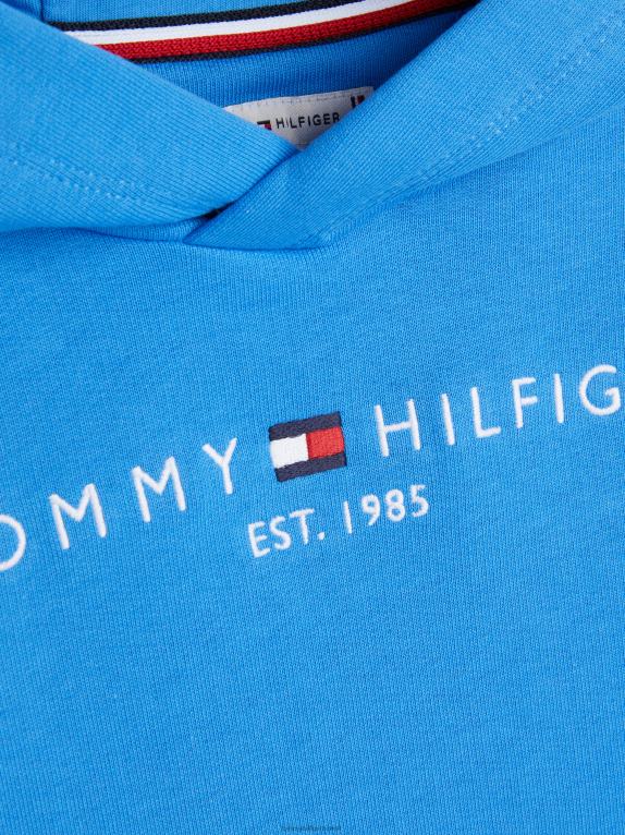 يفتن الأزرق Tommy Hilfiger سترة بقلنسوة للأطفال من الجنسين من 8 إلى 16 عامًا 446442519