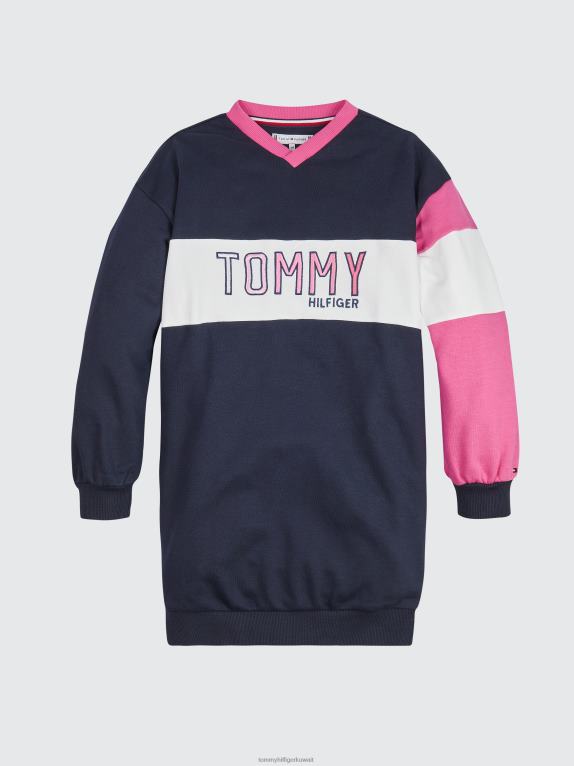 كتلة ألوان سماء الصحراء Tommy Hilfiger الفتيات 8-16 فستان ملون 44644404