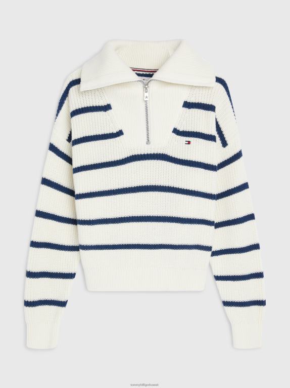 إكرو/شريط كحلي Tommy Hilfiger الفتيات 8-16 سترة نصف سحاب مخططة 44644424