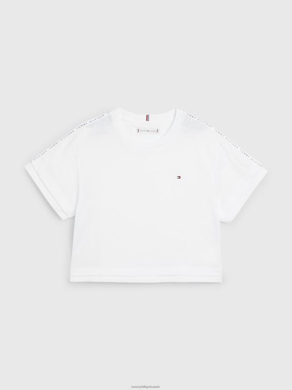 أبيض Tommy Hilfiger الفتيات 8-16 الشريط العلوي 44644451