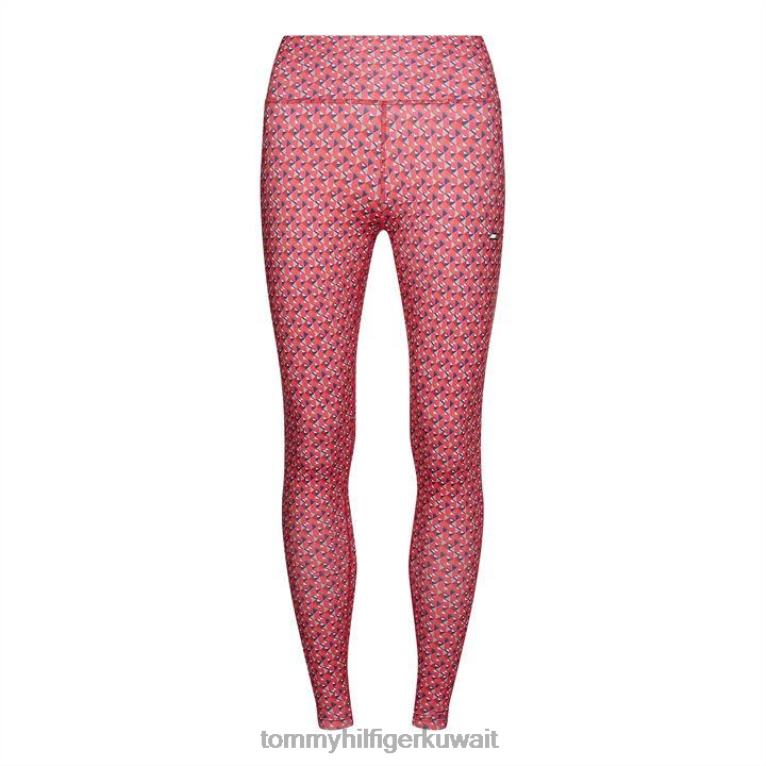 الجغرافية الوردي Tommy Hilfiger طماق AOP 4464420474