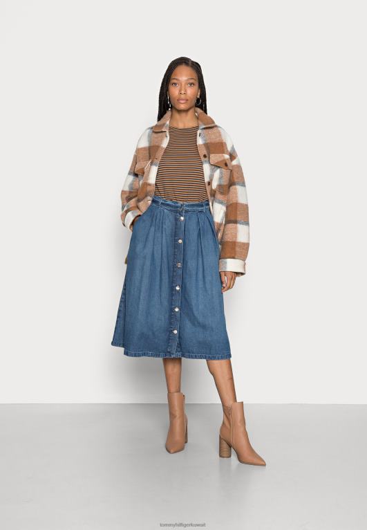 لينو Tommy Hilfiger تنورة مناسبة ومتوهجة على شكل حرف A 446448700