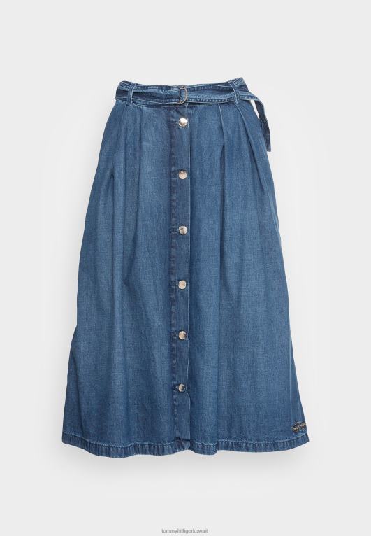 لينو Tommy Hilfiger تنورة مناسبة ومتوهجة على شكل حرف A 446448700