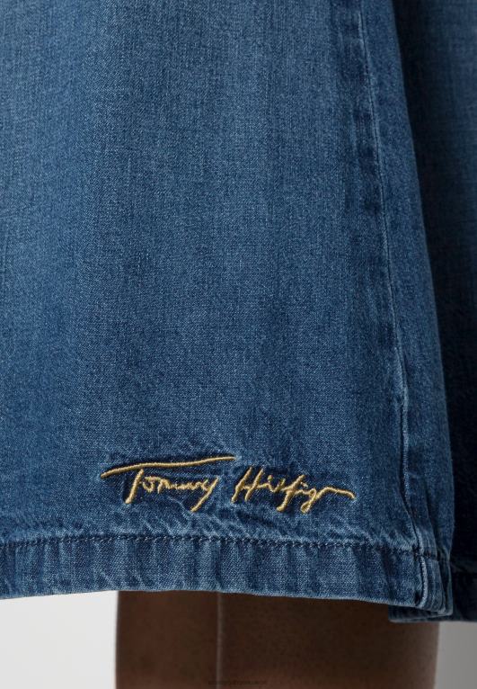 لينو Tommy Hilfiger تنورة مناسبة ومتوهجة على شكل حرف A 446448700