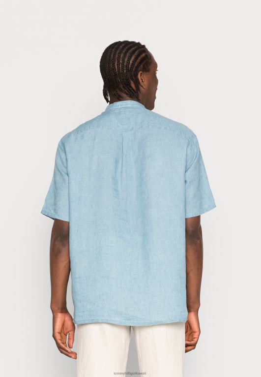 الأزرق النبيل Tommy Hilfiger الصلبة لى اليوسفي CF قميص 446444317