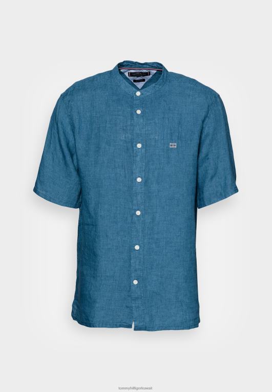 قفص الاتهام الأزرق Tommy Hilfiger الصلبة لى اليوسفي CF قميص 446444356