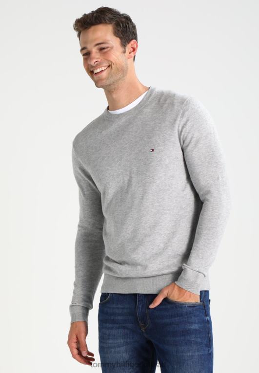 هيذر السحابة Tommy Hilfiger كنزة برقبة على شكل حرف C 446443852