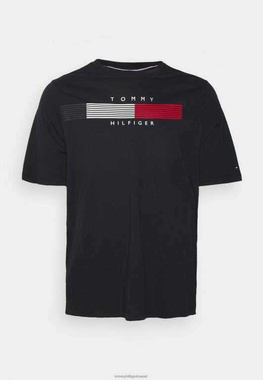 سماء الصحراء Tommy Hilfiger تي شيرت بطبعة جرافيك من Chest Corp 446444496