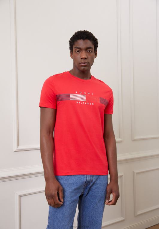 حالة إستعداد قصوي Tommy Hilfiger تي شيرت بطبعة جرافيك من Chest Corp 446444641