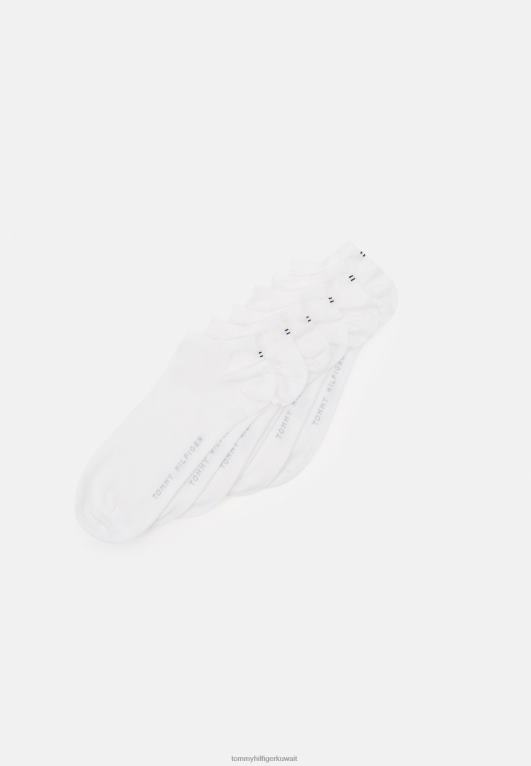 أبيض Tommy Hilfiger حذاء رياضي للرجال من ECOM مكون من 6 جوارب 446446738