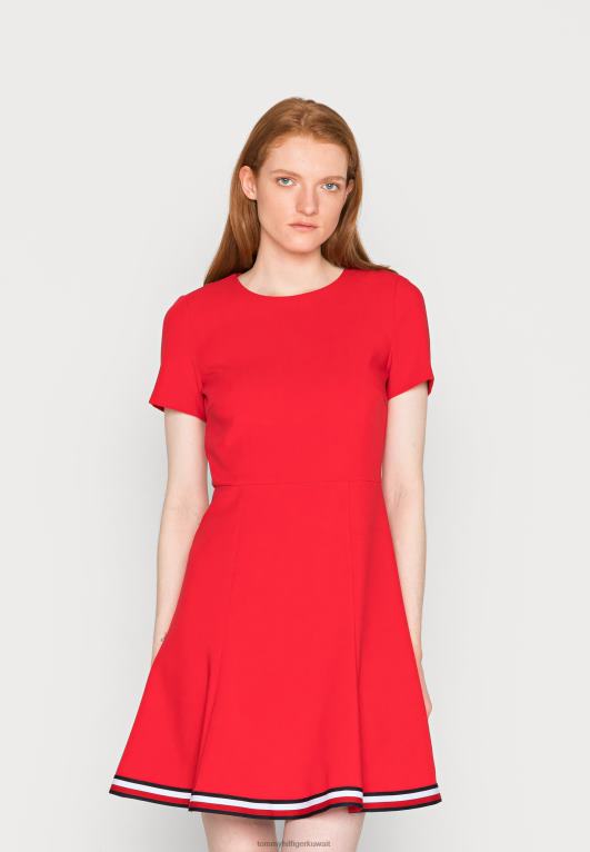 الأحمر الأساسي Tommy Hilfiger أنجيلا F&F فستان قصير اليوم 446448049
