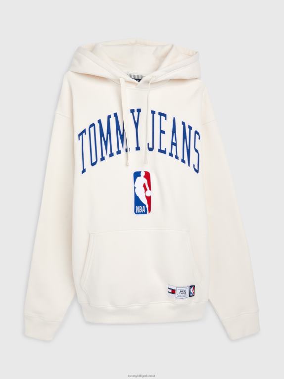 الأبيض القديم / الجديد Tommy Hilfiger جينز وسترة NBA مريحة 446442232