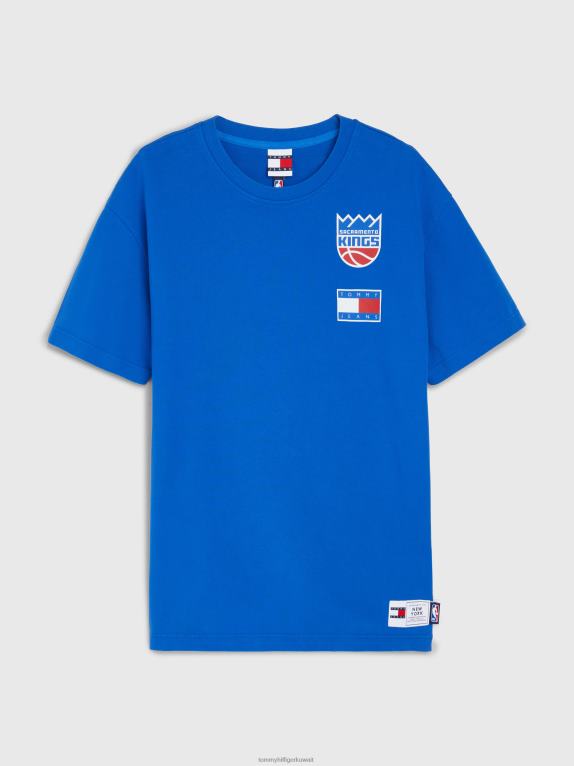 ملكي الأزرق / ساكرامي Tommy Hilfiger تي شيرت جينز وشارة NBA مريح 446442787