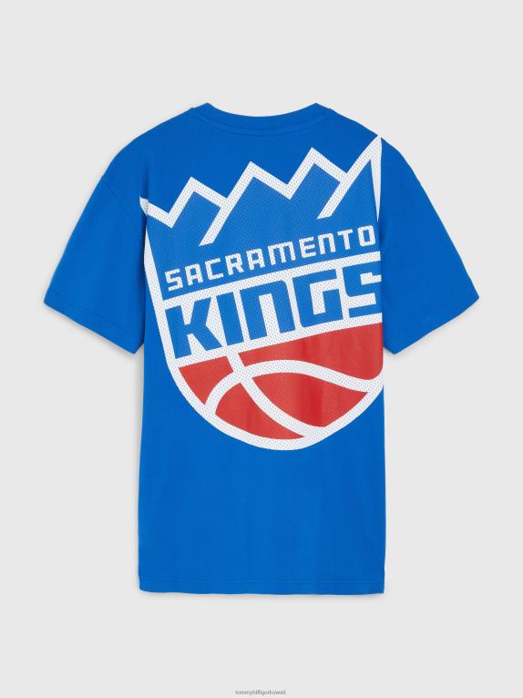 ملكي الأزرق / ساكرامي Tommy Hilfiger تي شيرت جينز وشارة NBA مريح 446442787