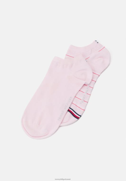لون القرنفل Tommy Hilfiger حذاء رياضي نسائي من Preppy مكون من قطعتين من الجوارب 446444762