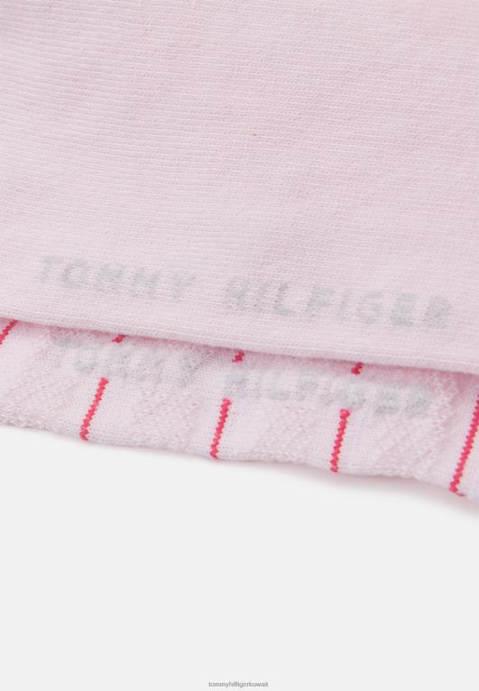 لون القرنفل Tommy Hilfiger حذاء رياضي نسائي من Preppy مكون من قطعتين من الجوارب 446444762