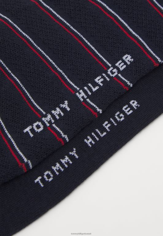 القوات البحرية Tommy Hilfiger حذاء رياضي نسائي من Preppy مكون من قطعتين من الجوارب 446446746