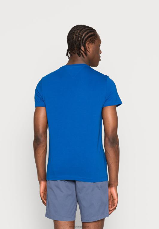 الجزيرة اليونانية الزرقاء Tommy Hilfiger تي شيرت بطبعة نص من شركة RWB 446446036