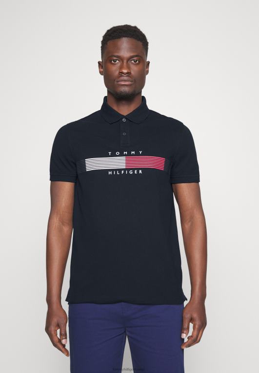 سماء الصحراء Tommy Hilfiger قميص بولو RWB Corp جرافيك ريج 446444511