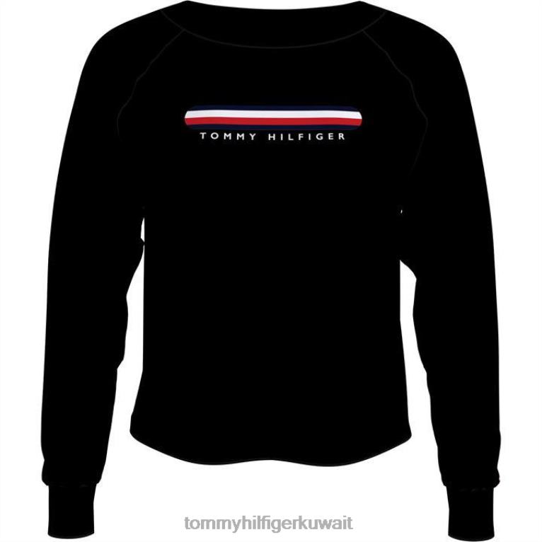 أسود Tommy Hilfiger سترة برقبة دائرية من Seacell 4464420182