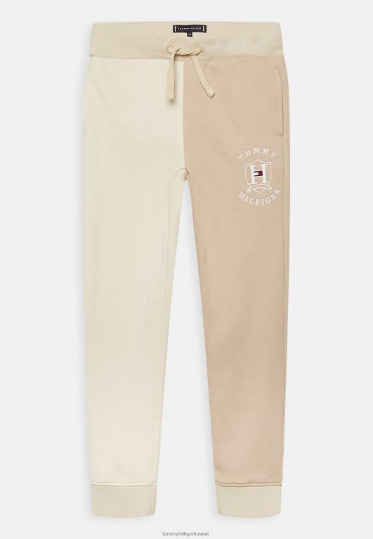 رمل السافانا Tommy Hilfiger قطع أيقونة لوحة Sweatpants قيعان رياضية 446446321