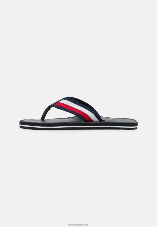 سماء الصحراء Tommy Hilfiger صنادل شاطئ مرتفعة على شكل حرف T 446448464