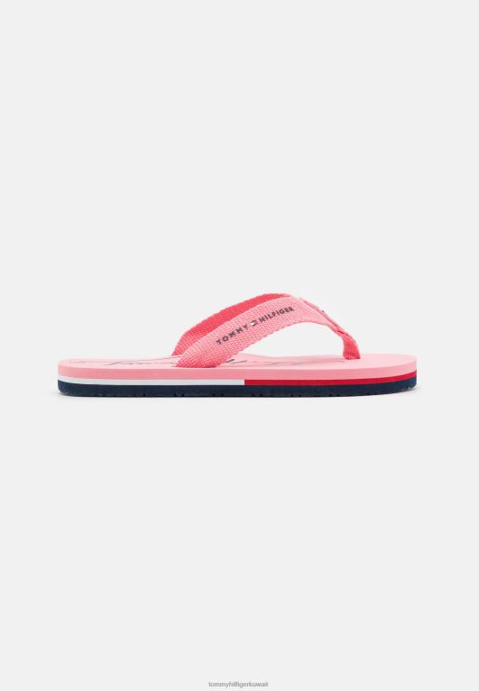 لون القرنفل Tommy Hilfiger صنادل على شكل حرف T 446448666