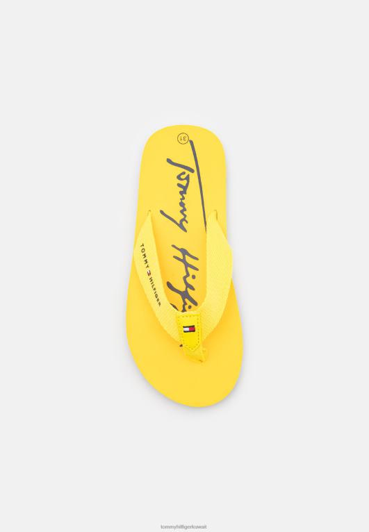 أصفر Tommy Hilfiger صنادل على شكل حرف T 446448699