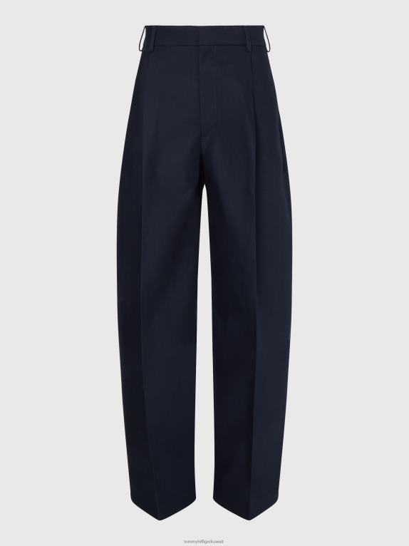 سماء الصحراء Tommy Hilfiger Thl بنطال تشينو ثنائي الجنس واسع الساق 446442306