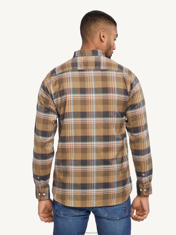 الجيش الأخضر/سماء الصحراء/متعدد Tommy Hilfiger قميص WCC أكسفورد الترتان 446441200