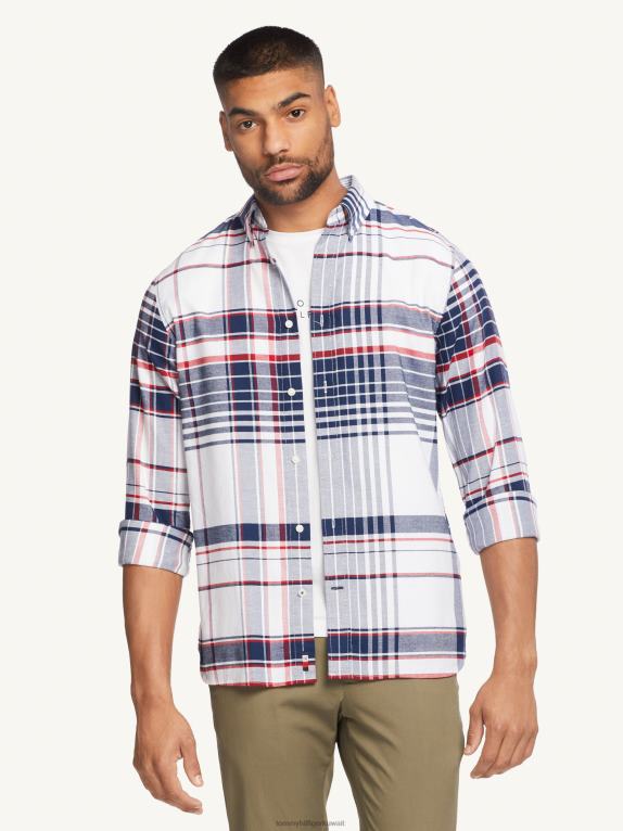 أبيض بصري/متعدد Tommy Hilfiger قميص كاروهات ماركة WCC 446441243