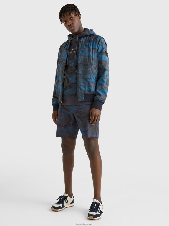 سماء الصحراء Tommy Hilfiger سترة بومبر ذات وجهين من WCC 44644656