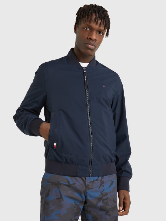 سماء الصحراء Tommy Hilfiger سترة بومبر ذات وجهين من WCC 44644656