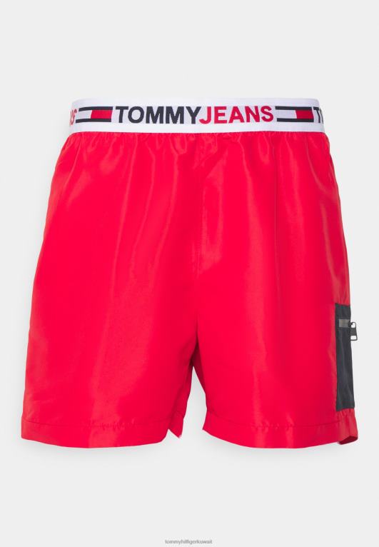 الأحمر الأساسي Tommy Hilfiger Wb SF شورت السباحة المتوسط 446448296