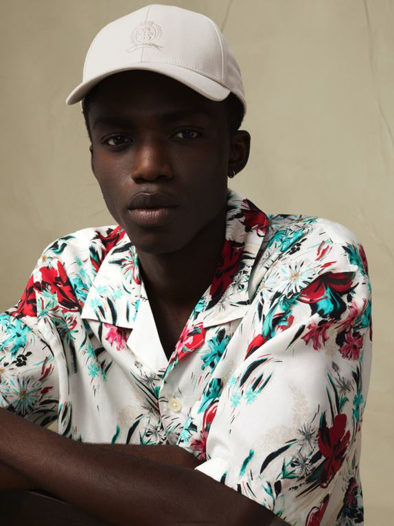 متعدد Tommy Hilfiger قميص West Coast Prep خفيف الوزن مطبوع بأكمام قصيرة 446441238