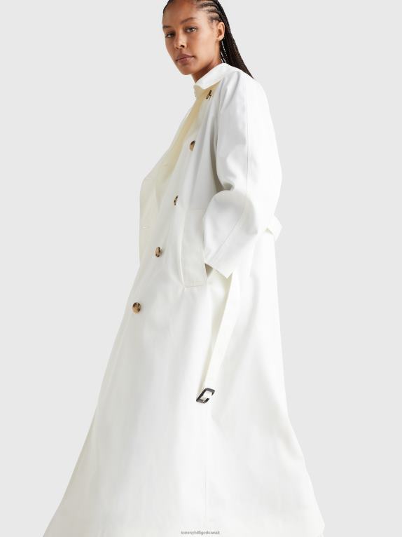 عاج Tommy Hilfiger معطف واق من المطر مخطط ذو وجهين من West Coast Prep 446441993